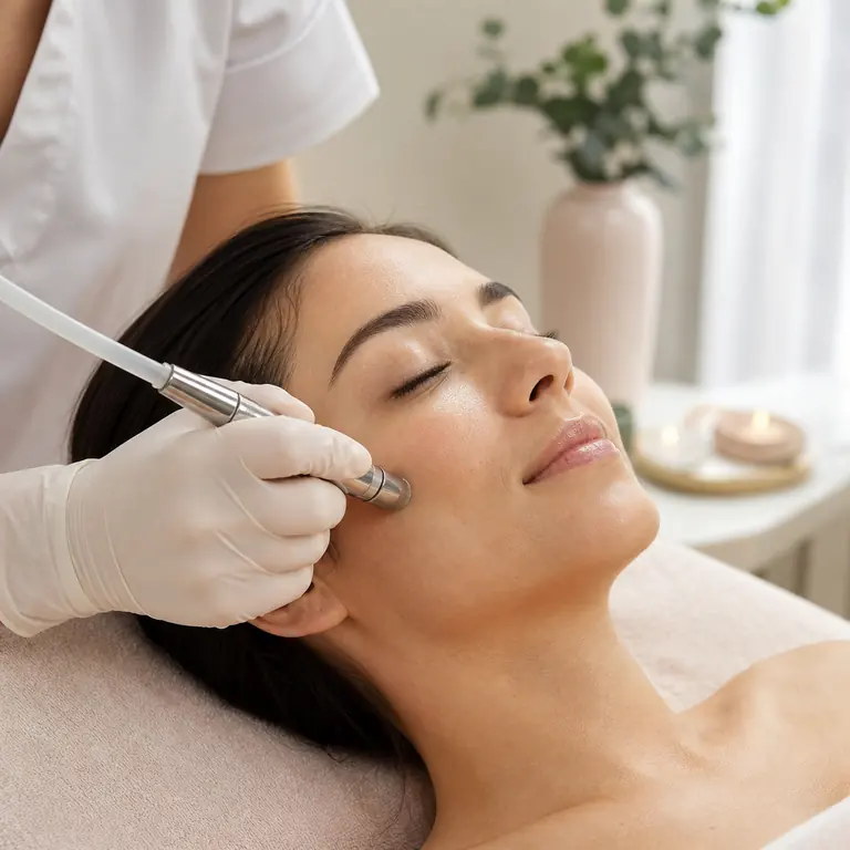 Diamantslibning af ansigt hos Beauty Wave i Valby