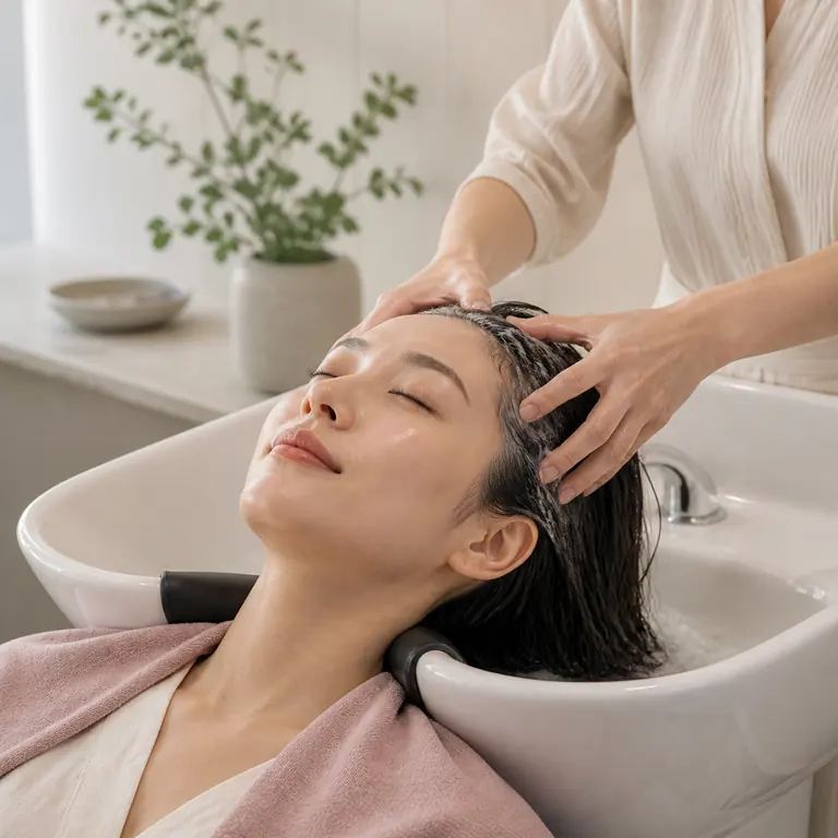 Japansk hår spa med hovedbundsmassage hos Beauty Wave